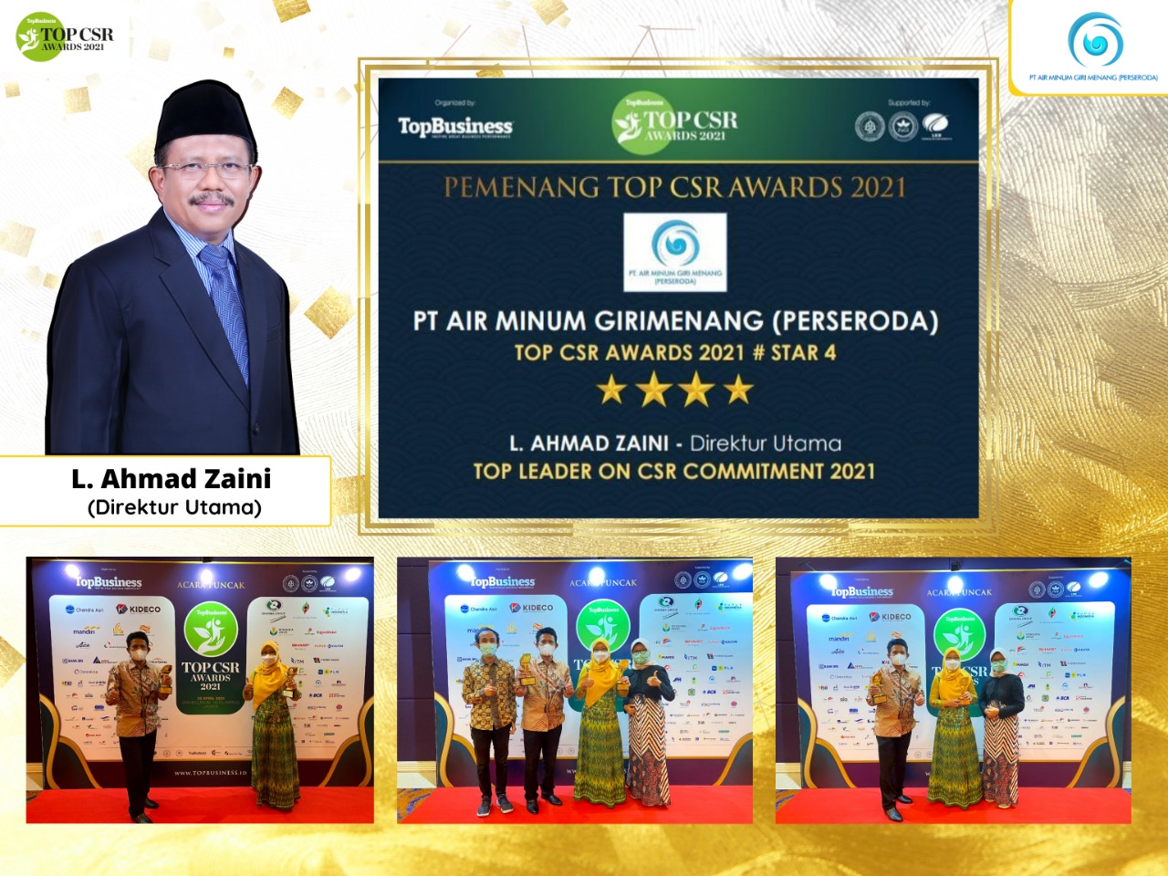 PT AMGM TERIMA DUA PENGHARGAAN SEKALIGUS