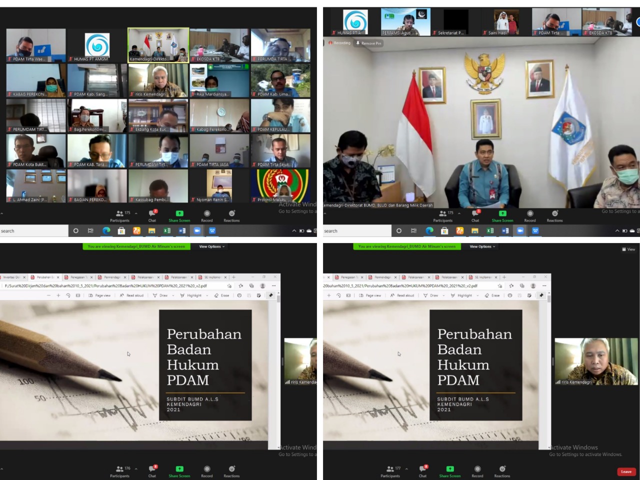 KEMENDAGRI KEMBALI MELAKUKAN ASISTENSI DAN FASILITASI TERKAIT PERMASALAHAN BUMD AIR MINUM