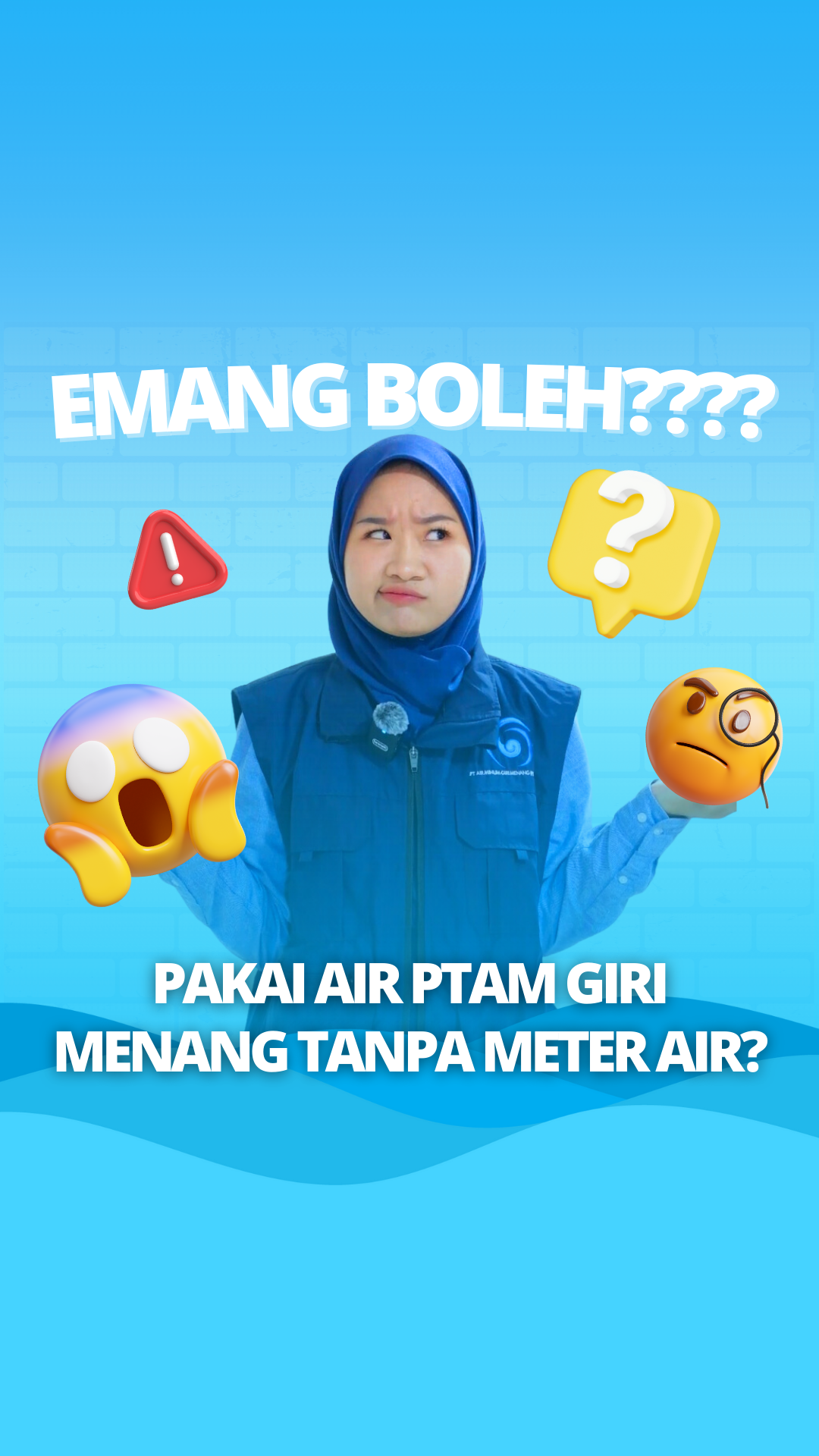 Emang Boleh, Pakai Air PTAM Giri Menang Tanpa Meter Air?