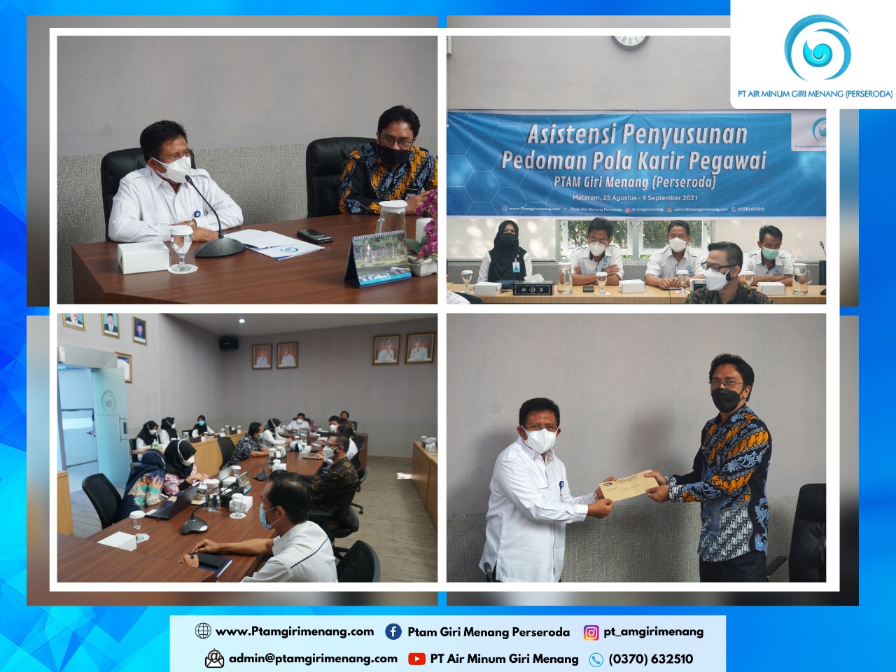 ASISTENSI PENYUSUNAN PEDOMAN POLA KARIR LINGKUP PTAM GIRI MENANG(PERSERODA)