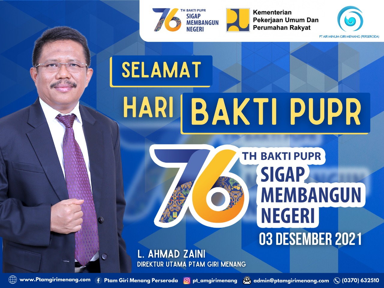 SELAMAT HARI BAKTI PUPR