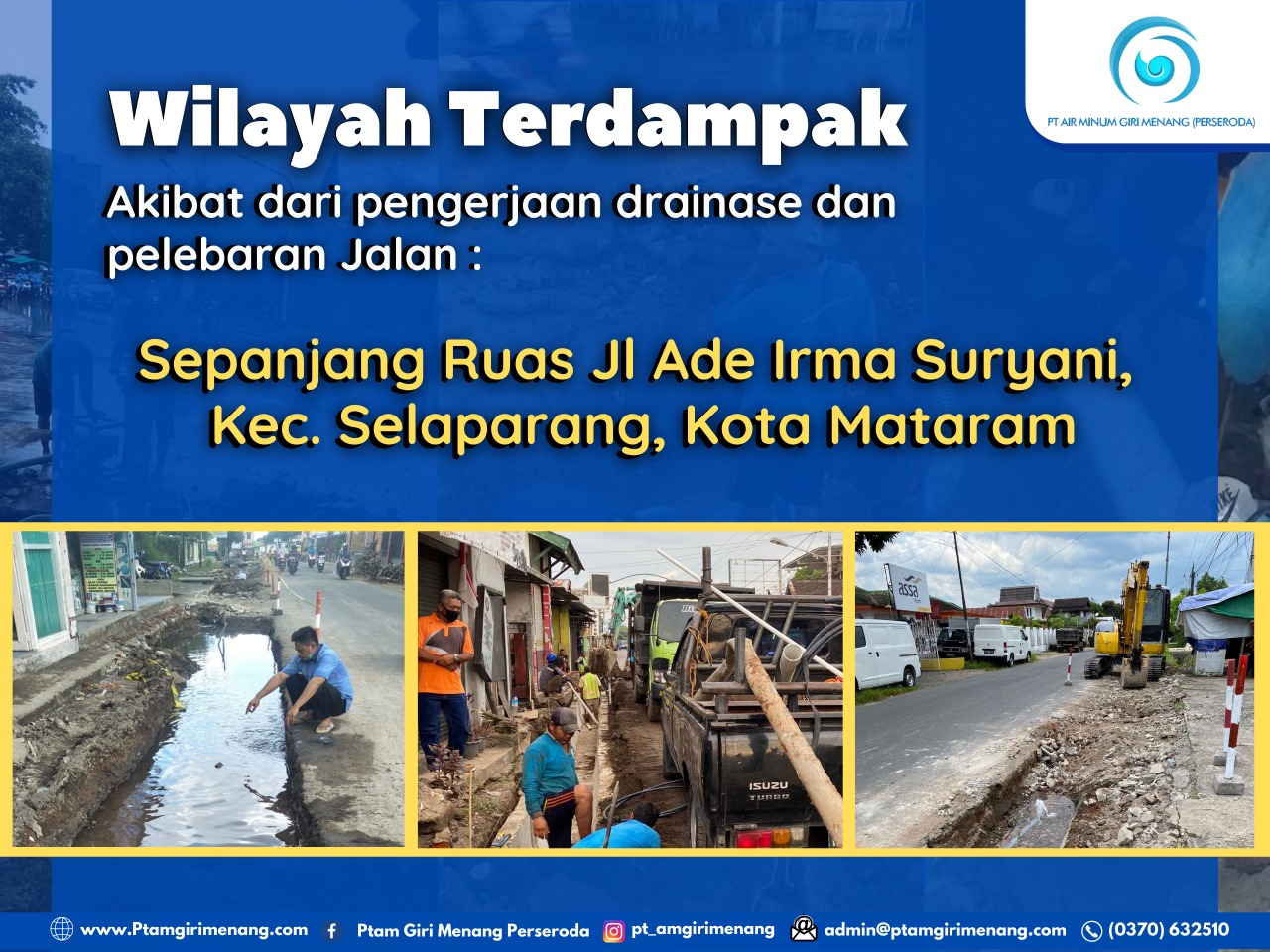 INFORMASI GANGGUAN DISTRIBUSI AIR