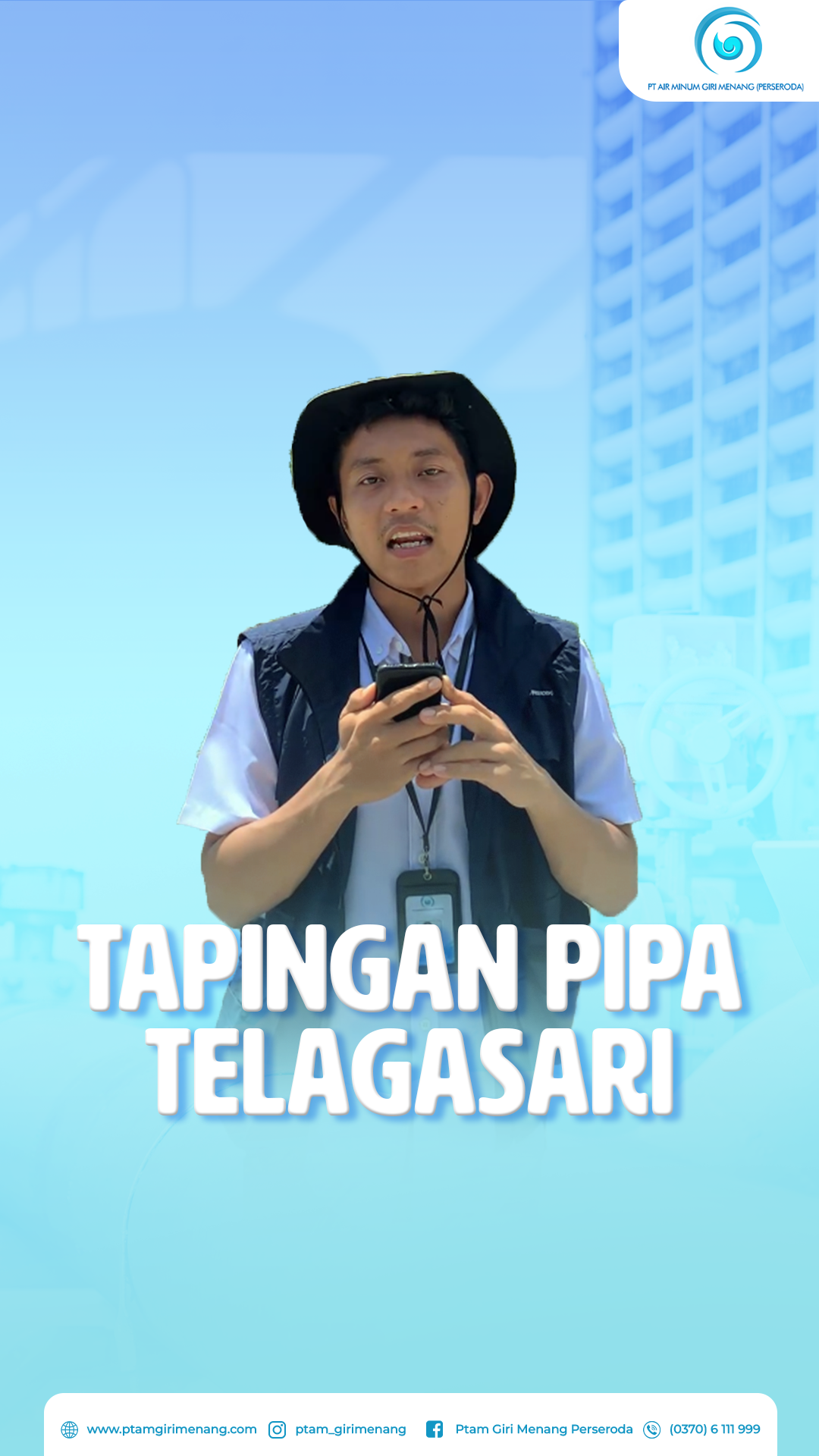 Pengerjaan Tapping Pipa Bersama Tukang Ledeng