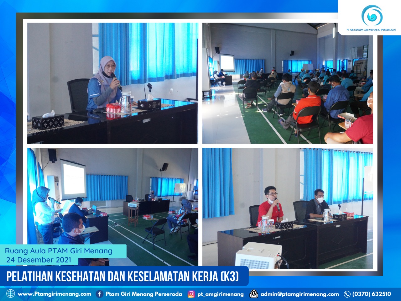 PEMBEKALAN K3 UNTUK PEGAWAI PTAM GIRI MENANG