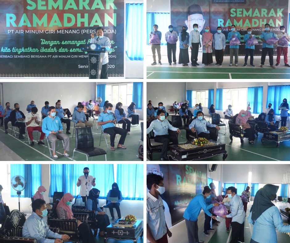 BERBAGI SEMBAKO DI LINGKUNGAN PT AIR MINUM GIRI MENANG (PERSERODA)