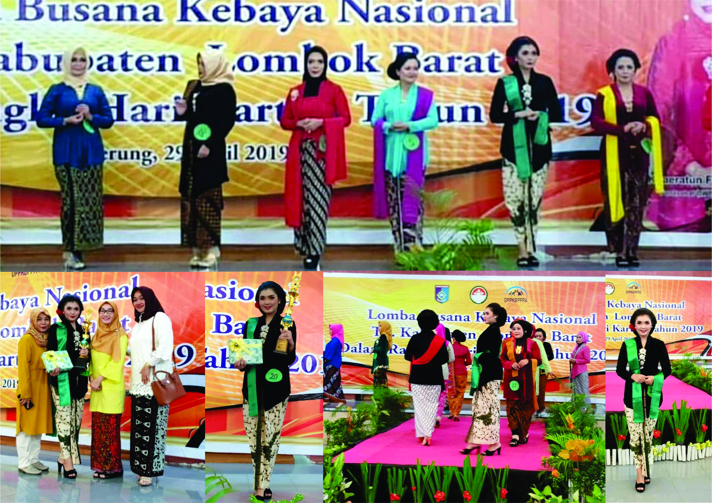 PDAM Giri Menang Sabet Juara Satu Diajang Lomba Busana Kebaya Nasional
