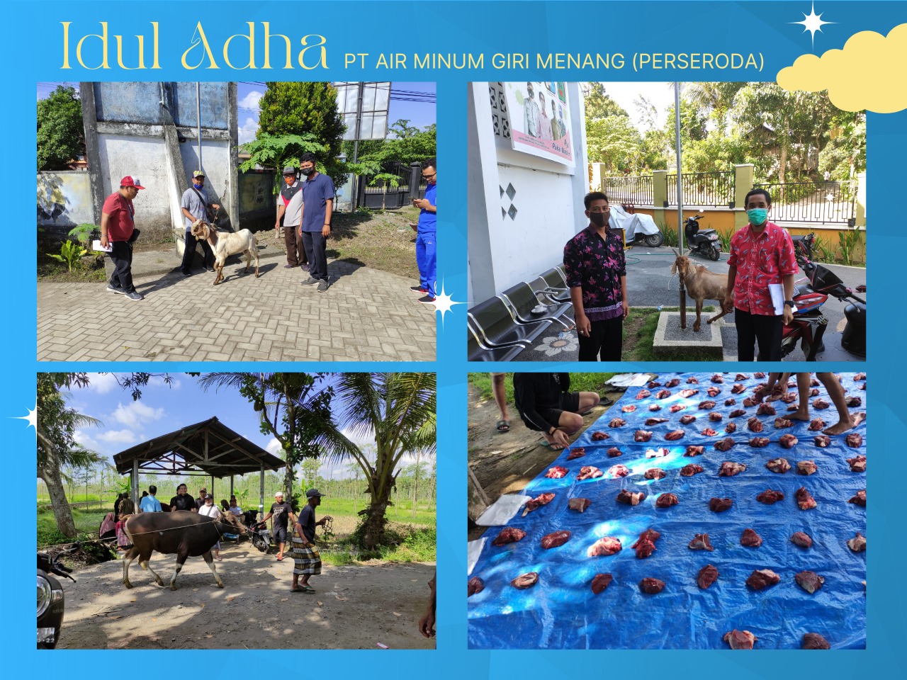 PTAM GIRI MENANG JAGA SEMANGAT QURBAN DITENGAH PANDEMI