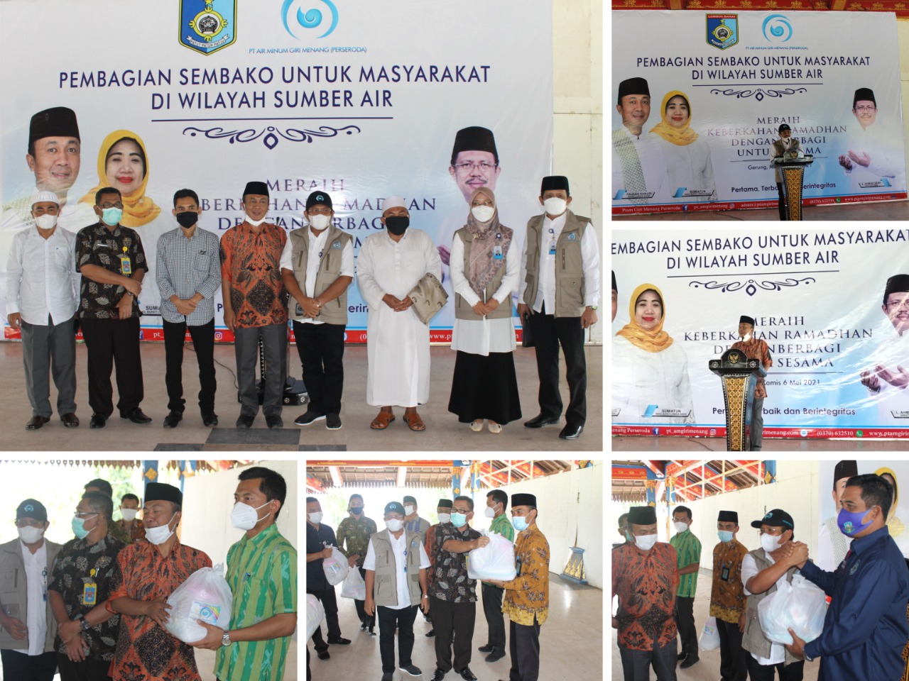 PT AMGM BERBAGI, KALI INI ADA 1.861 PAKET SEMBAKO YANG DISALURKAN