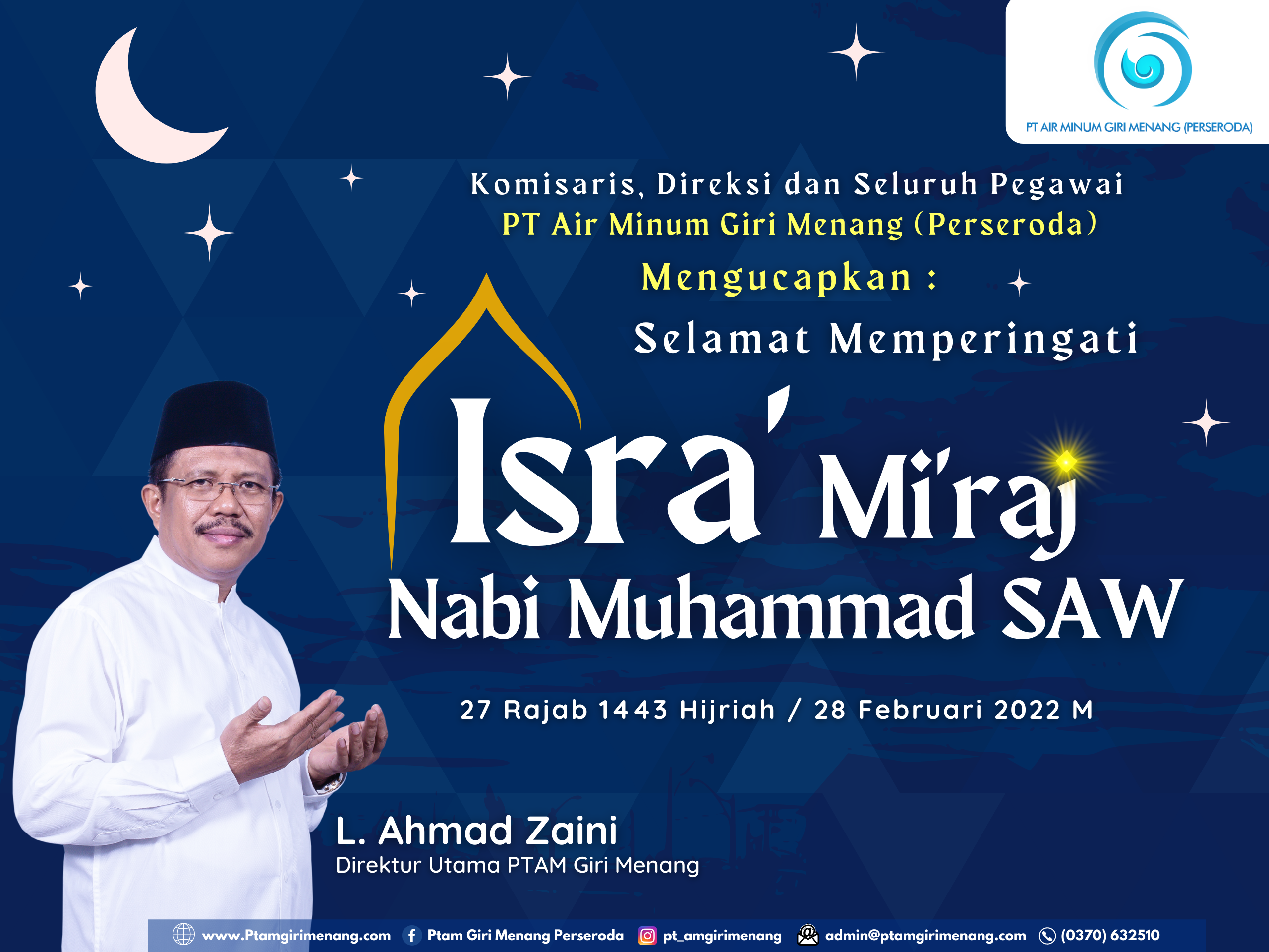 Memperingati Isra' Mi'raj 27 Rajab 1443 Hijriah