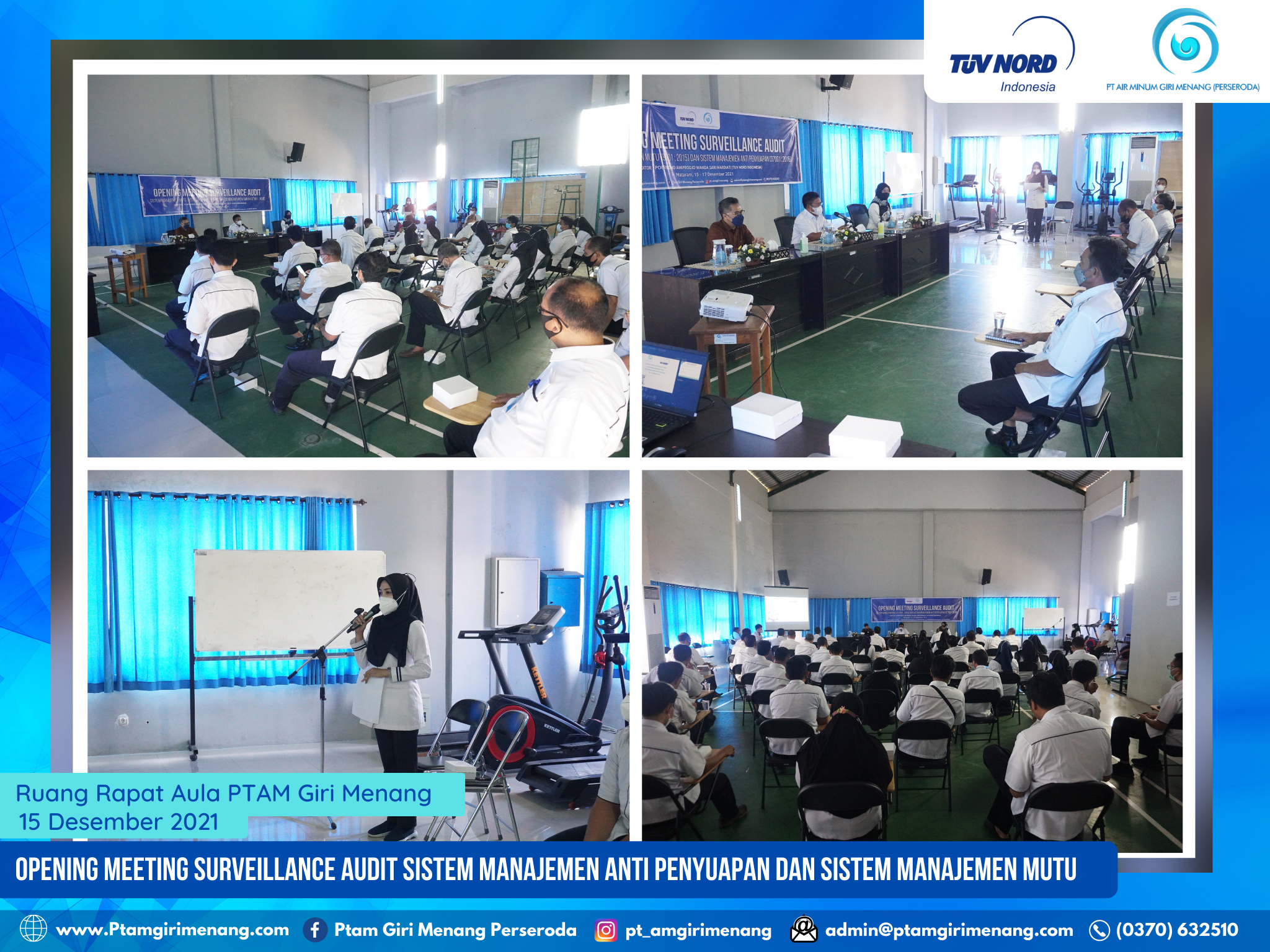 Opening Meeting Surveillance Audit Sistem Manajemen Mutu dan Anti Penyuapan