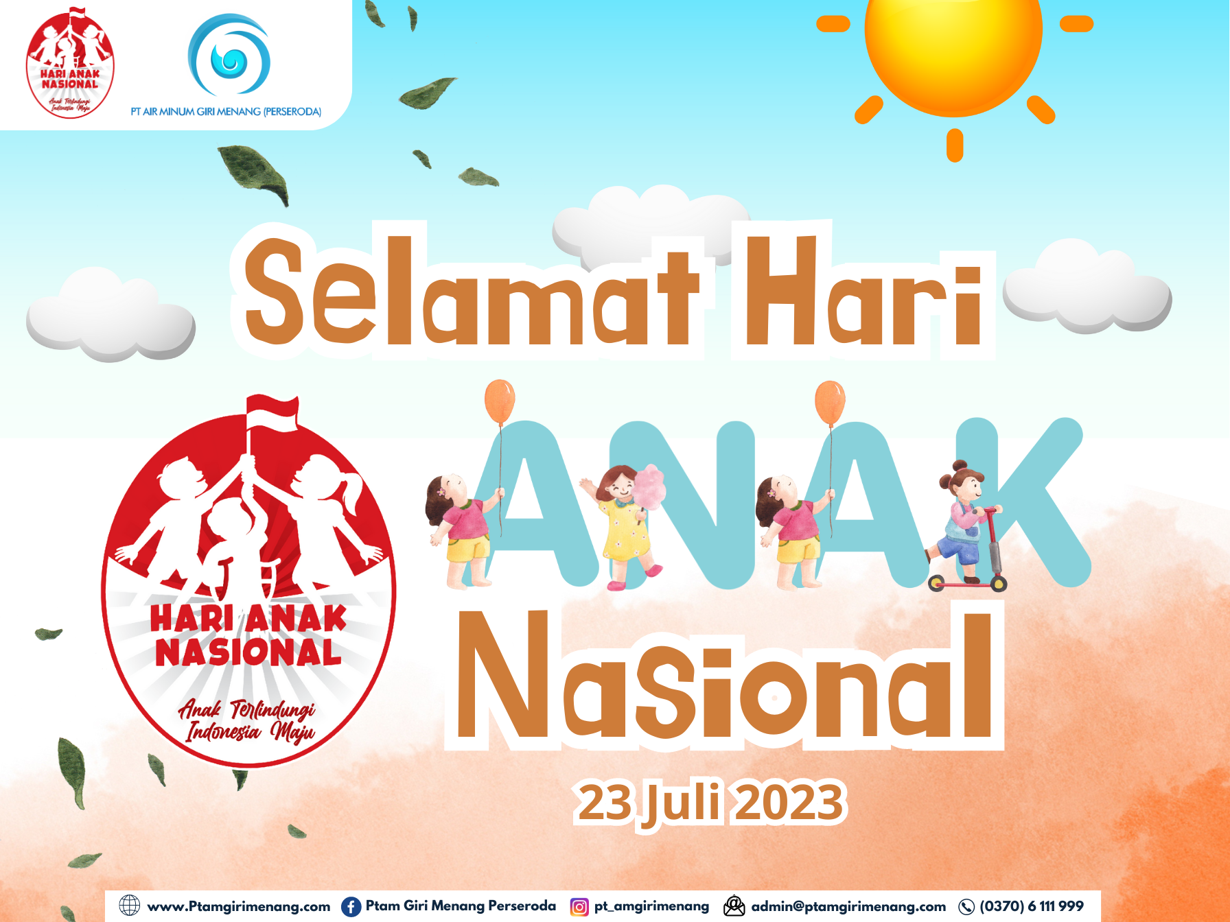 Selamat Hari Anak Nasional Tahun 2023