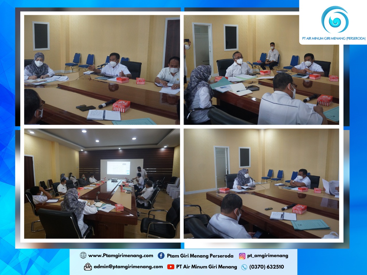 PEMERINTAH PROVINSI NTB MELAKUKAN PEMBAHASAN TERKAIT PERHITUNGAN DAN PENETAPAN TARIF AIR MINUM