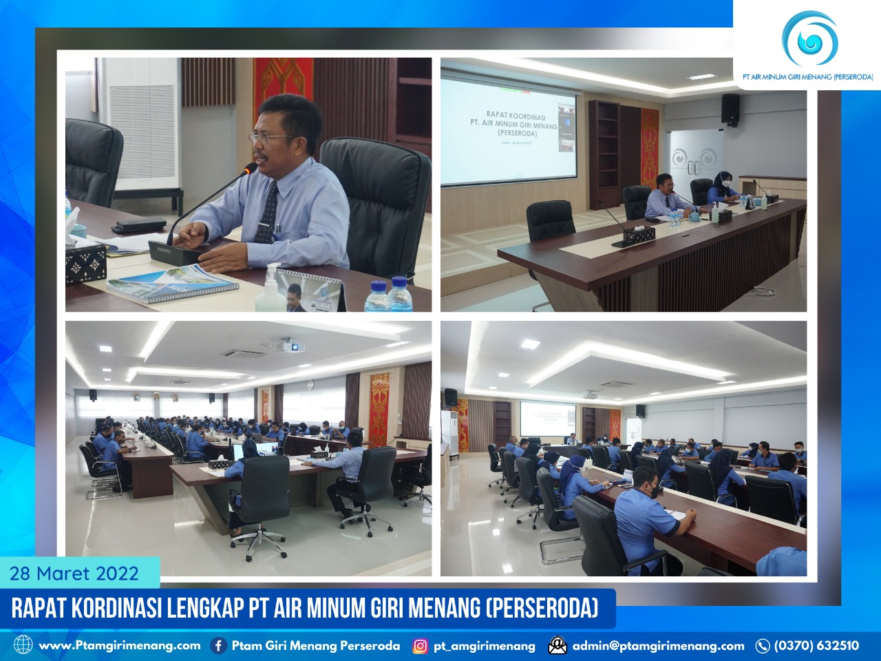 RAPAT KOORDINASI LENGKAP PADA TRIWULAN PERTAMA DI TAHUN 2022