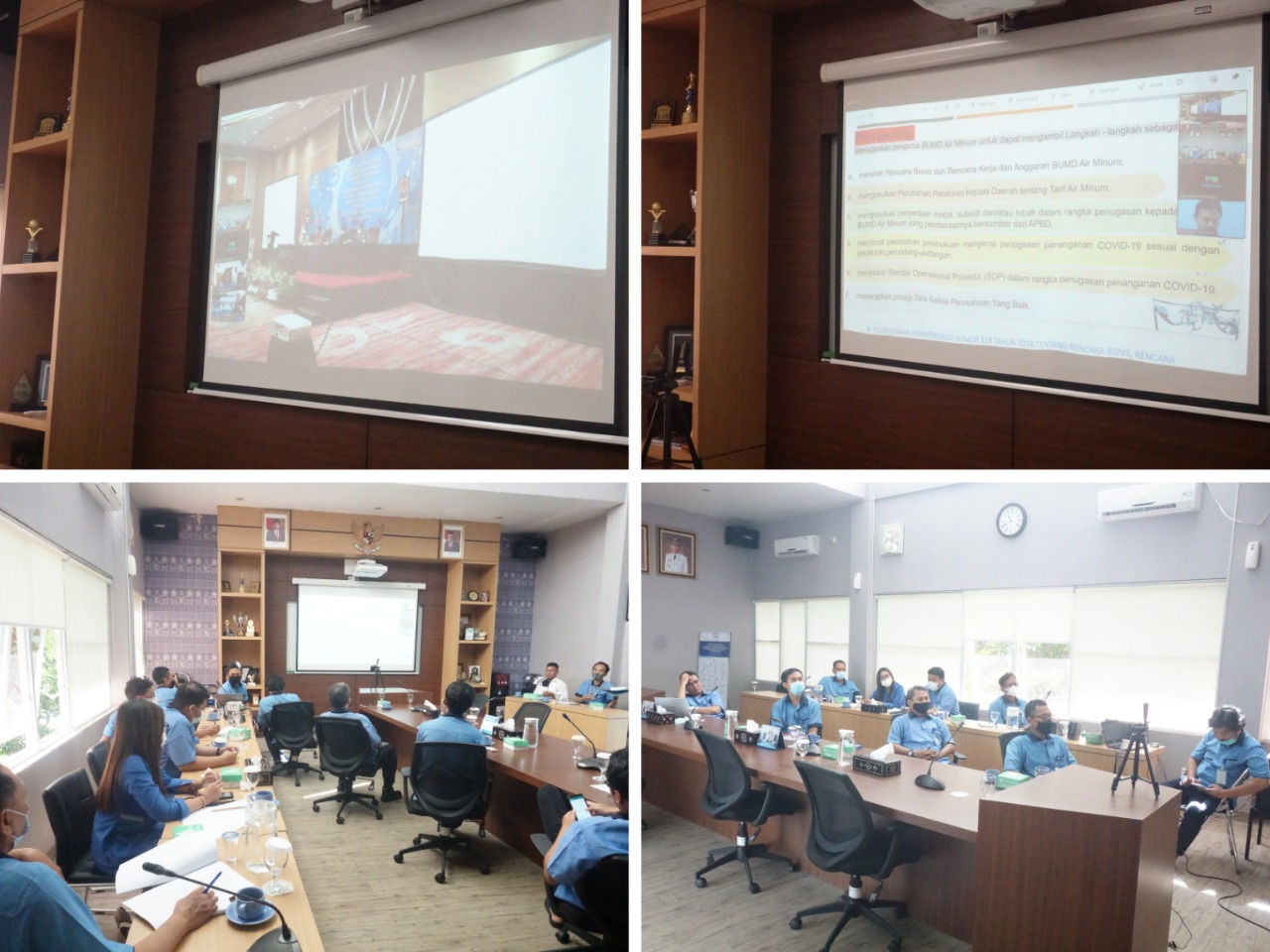 SOSIALISASI PERUBAHAN PERMENDAGRI NOMOR 21 TAHUN 2020 DAN NOMOR 71 TAHUN 2016 TENTANG PERHITUNGAN DAN PENETAPAN TARIF AIR MINUM