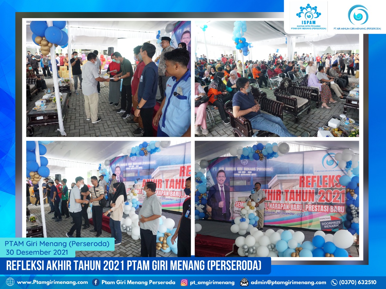 REFLEKSI AKHIR TAHUN 2021, PT AIR MINUM GIRI MENANG TETAP OPTIMIS UNTUK MEMBERIKAN PELAYANAN TERBAIK KEPADA PELANGGAN