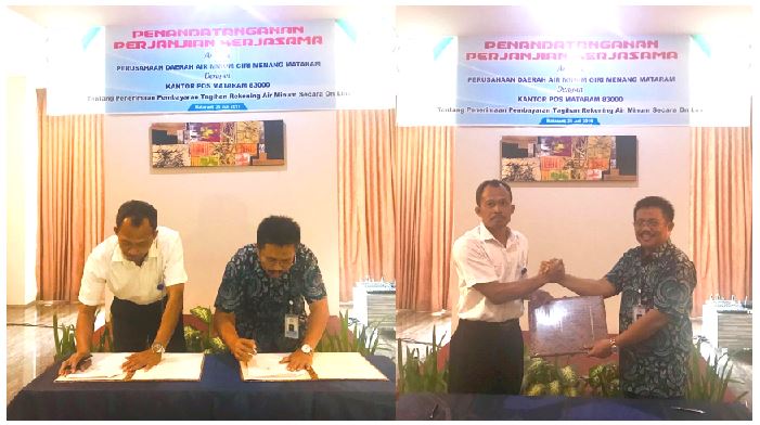 PDAM Kembali Tandatangani Perjanjian Kerjasama Dengan PT. Pos
