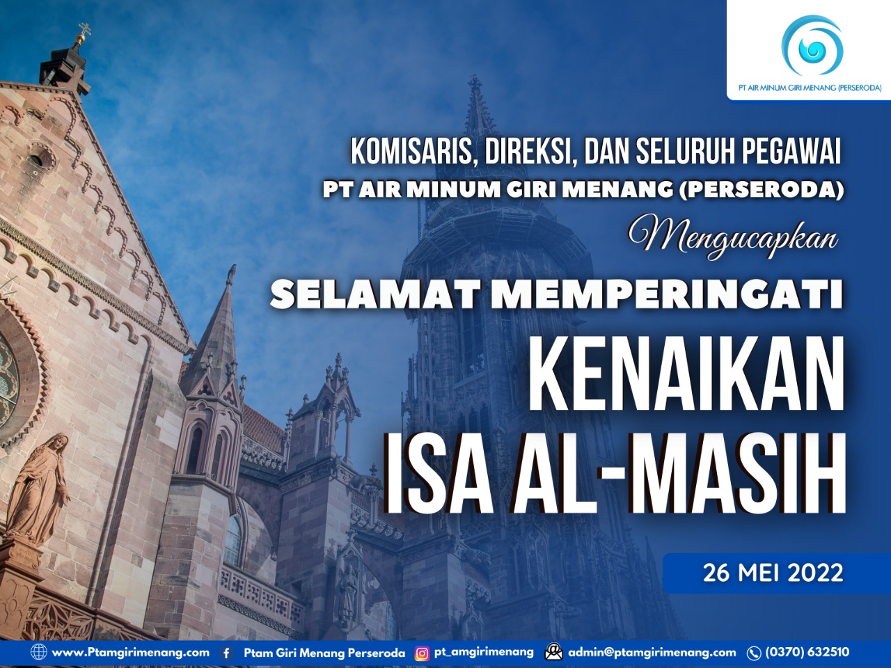 SELAMAT MEMPERINGATI KENAIKAN ISA AL-MASIH