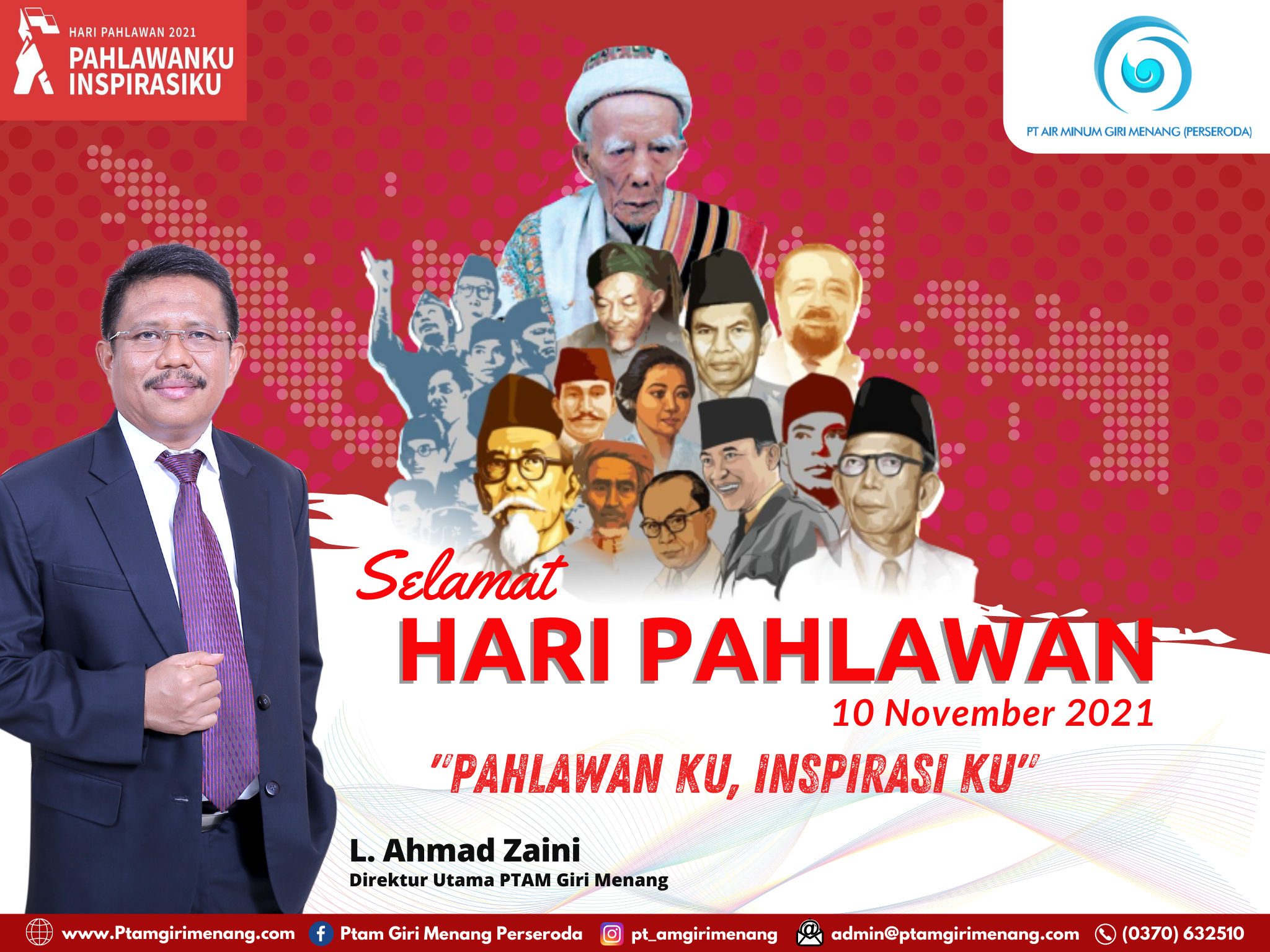 Selamat Hari Pahlawan Nasional Tahun 2021