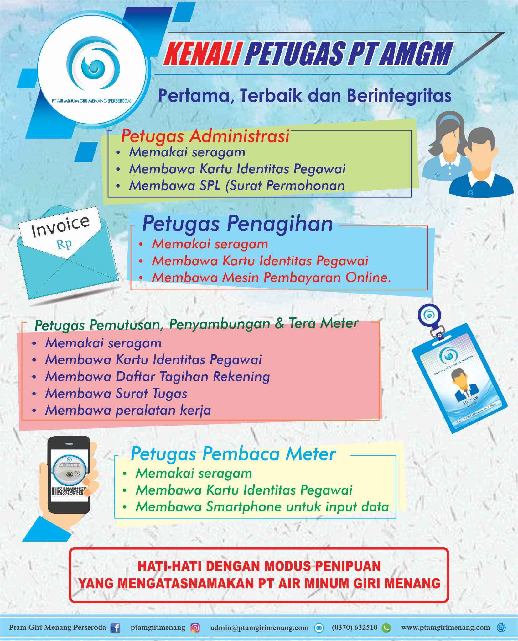HIMBAUAN KEPADA SELURUH PELANGGAN PTAM GIRI MENANG (PERSERODA)