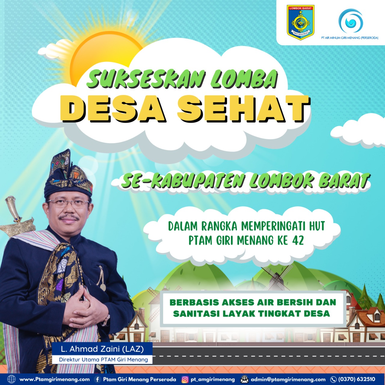 SUKSESKAN LOMBA DESA SEHAT SE-KABUPATEN LOMBOK BARAT
