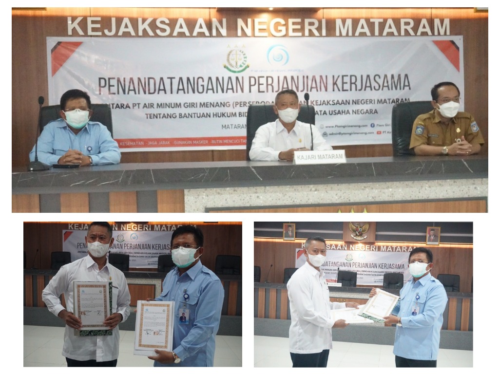 PTAM GIRI MENANG (PERSERODA) KEMBALI LANJUTKAN KERJASAMA DENGAN KEJAKSAAN NEGERI MATARAM