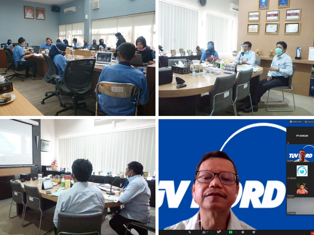 Pembukaan Audit Tahap Pertama Sistem Manajemen Anti-Penyuapan ISO 37001 : 2016 oleh badan sertifikasi Indonesia Tuv Nord