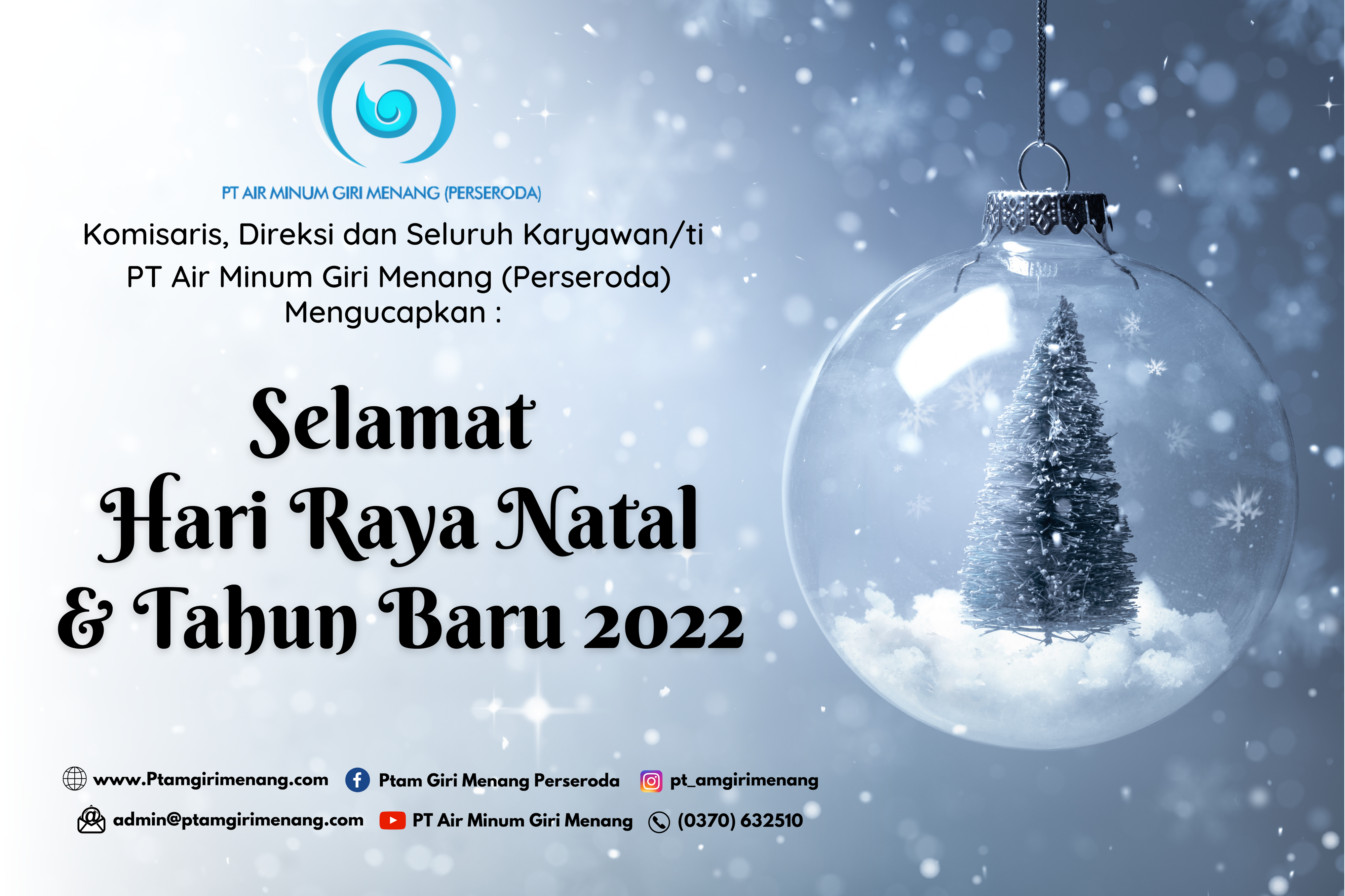 Selamat Hari Raya Natal dan Tahun Baru 2022