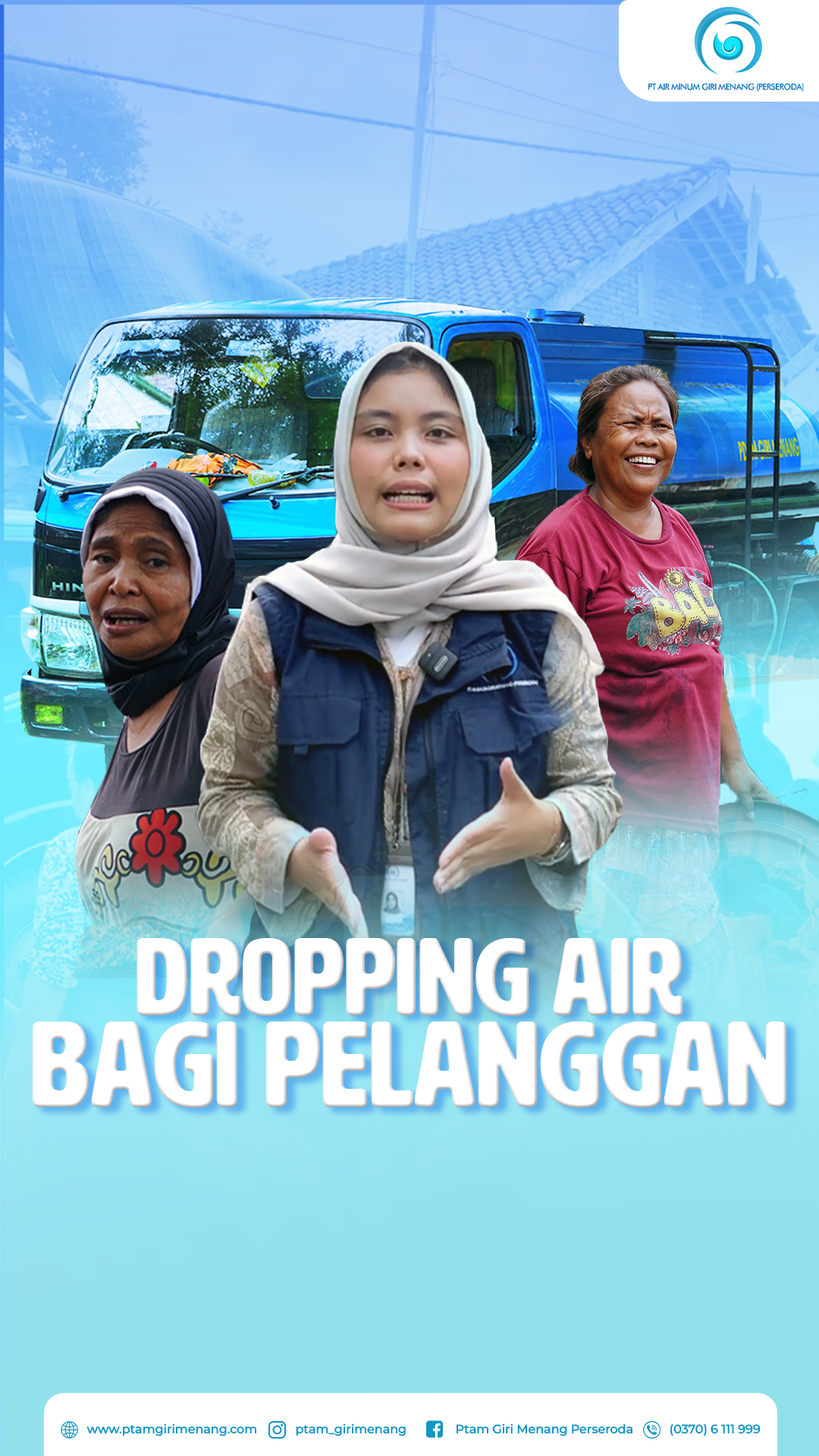 Dropping Air Bersih Lembar Selatan