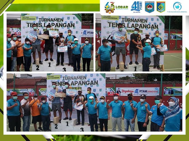 PTAM GIRI MENANG (PERSERODA) SELENGGARAKAN TURNAMEN TENIS BEREGU SE-NTB