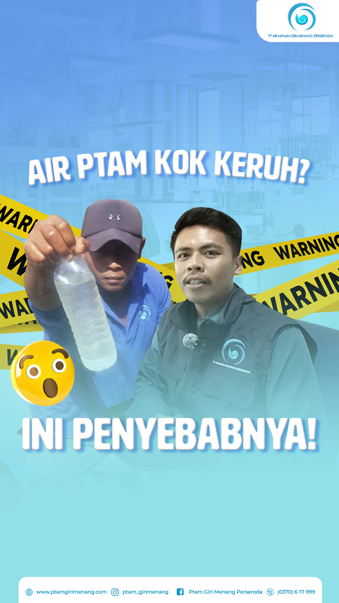 Penyebab Air PTAM Giri Menang Bisa Keruh!