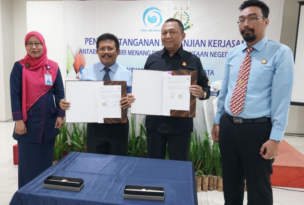 PDAM Giri Menang Gandeng Kejari Mataram