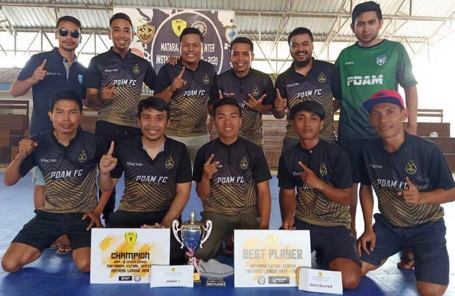 Tim Futsal PDAM Giri Menang Juarai Instansi League 2019