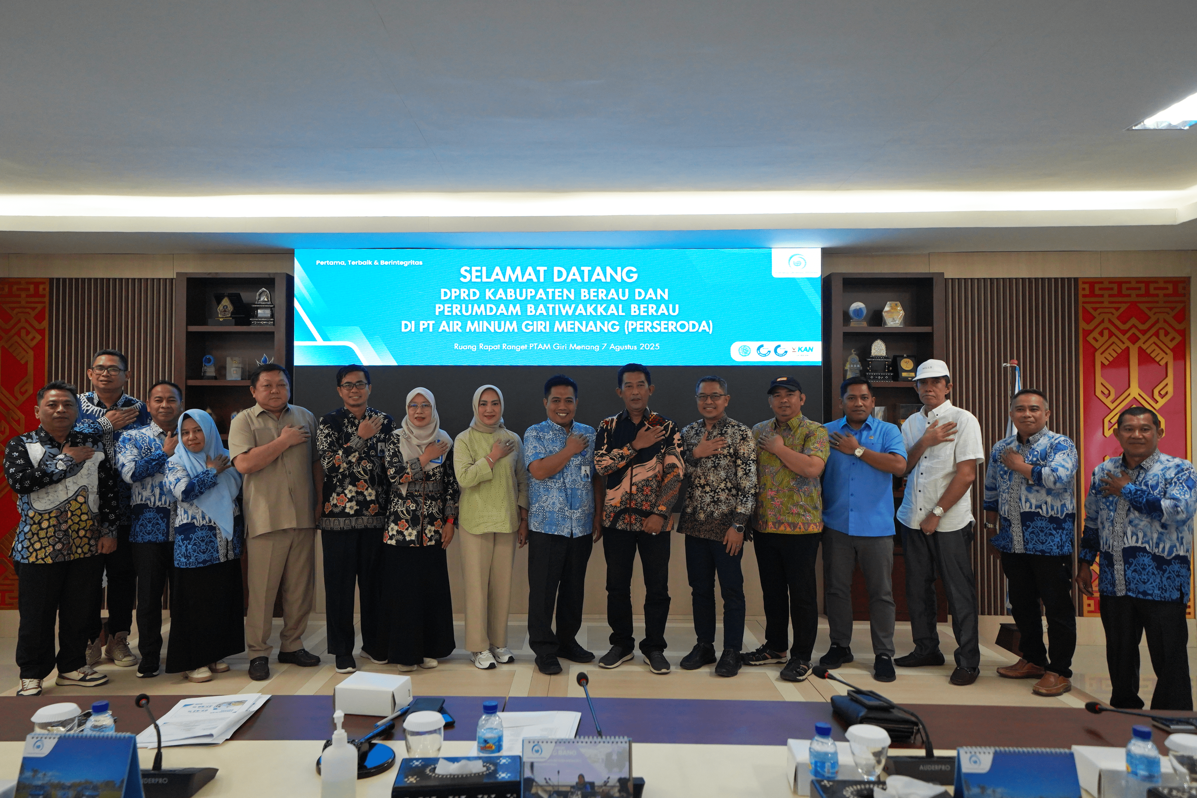 PTAM Giri Menang Jadi Rujukan Nasional, Terima Kunjungan DPRD Berau dan Perumdam Batiwakkal