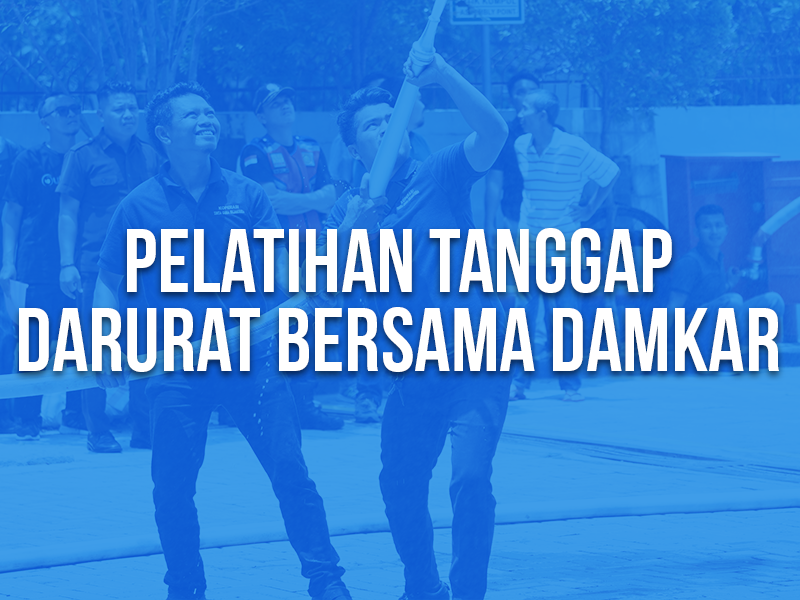 Pelatihan pemeliharaan Sistem Tanggap Darurat Area Kantor PT Air Minum Giri Menang (Perseroda)