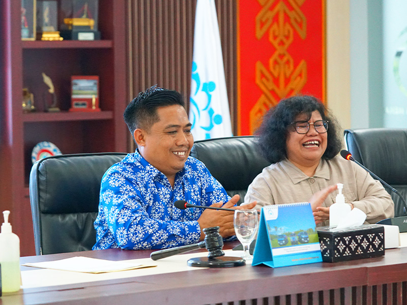 Direktur Utama PTAM Giri Menang Hadiri Uji Coba Performance Benchmarking and Reporting (PBR) BUMD Air Minum