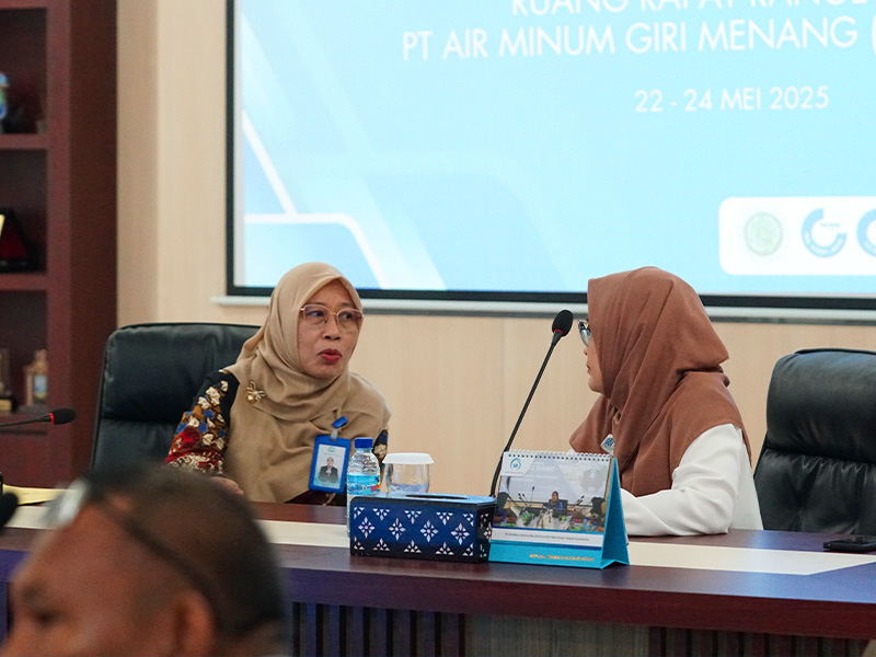 PT Air Minum Giri Menang Gelar In House Training Strategi Penagihan Tunggakan Rekening