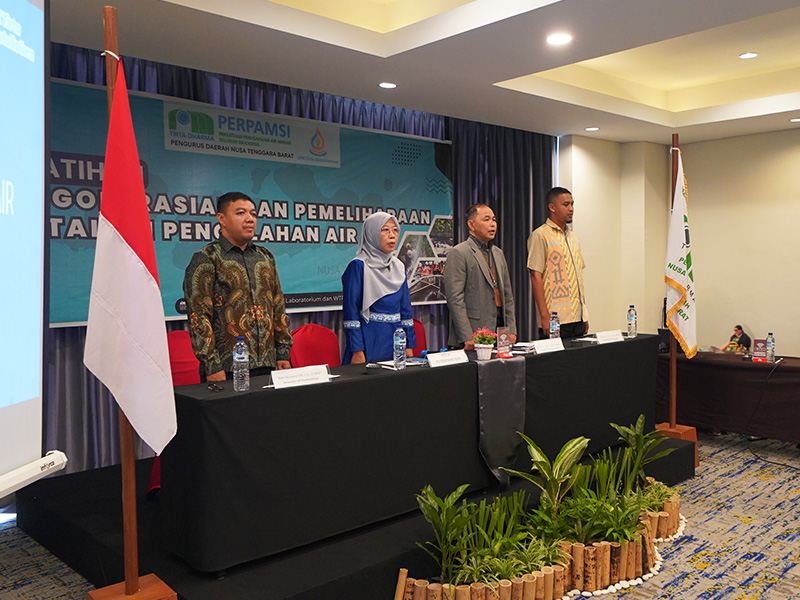 Pelatihan Pengoperasian dan Pemeliharaan IPA Digelar, Tingkatkan Kompetensi Operator Air Minum se-NTB 